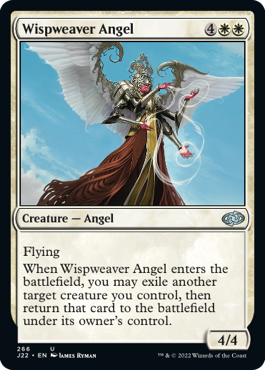 (266)《たなびき織りの天使/Wispweaver Angel》[J22] 白U
