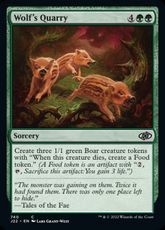 (740)《狼の獲物/Wolf's Quarry》[J22] 緑C