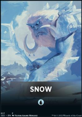 【テーマ・カード】《氷雪 / SNOW(017)》[J22]