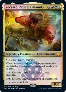 【Foil】《原初の災厄、ザカマ/Zacama, Primal Calamity》[ジャッジ褒賞] 金
