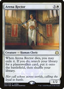 【Foil】《競技場の首長/Arena Rector》[ジャッジ褒賞] 白