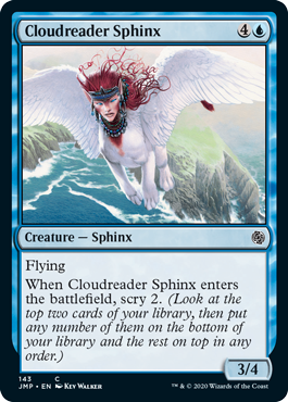 《雲読みスフィンクス/Cloudreader Sphinx》[JMP] 青C