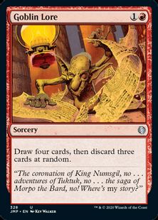 ゴブリンの知識/Goblin Lore》[JMP] 赤U | 日本最大級 MTG通販サイト 