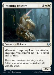 《鼓舞する一角獣/Inspiring Unicorn》[JMP] 白U