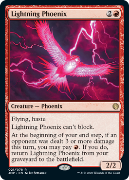 《稲妻のフェニックス/Lightning Phoenix》[JMP] 赤R