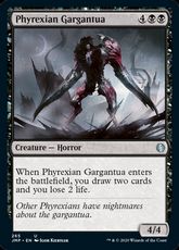 《ファイレクシアのガルガンチュア/Phyrexian Gargantua》[JMP] 黒U