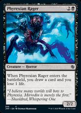 《ファイレクシアの憤怒鬼/Phyrexian Rager》[JMP] 黒C