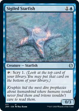《印章持ちのヒトデ/Sigiled Starfish》[JMP] 青U