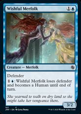 《切望するマーフォーク/Wishful Merfolk》[JMP] 青C