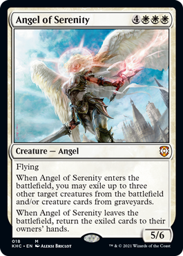 (018)《静穏の天使/Angel of Serenity》[KHC] 白R
