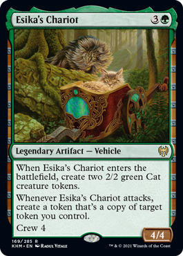 《エシカの戦車/Esika's Chariot》[KHM] 緑R