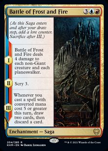 (204)《霜と火の戦い/Battle of Frost and Fire》[KHM] 金R