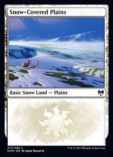 (277)《冠雪の平地/Snow-Covered Plains》[KHM] 土地