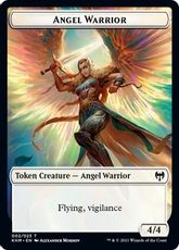 【Foil】(002)《天使・戦士トークン/Angel Warrior Token》[KHM] 白