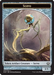 (004)《霊気装置トークン/Servo Token》[KLD] 茶