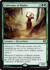 【Foil】《刃の耕作者/Cultivator of Blades》[KLD] 緑R