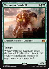 【Foil】■プレリリース■《新緑の機械巨人/Verdurous Gearhulk》[KLD-PRE] 緑R