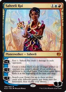 【Foil】《サヒーリ・ライ/Saheeli Rai》[KLD] 金R