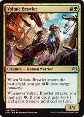 【Foil】《通電の喧嘩屋/Voltaic Brawler》[KLD] 金U