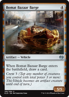 【Foil】《ボーマットのバザール船/Bomat Bazaar Barge》[KLD] 茶U