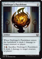 【Foil】《炎鍛冶の組細工/Fireforger's Puzzleknot》[KLD] 茶C