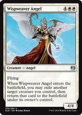 【Foil】《たなびき織りの天使/Wispweaver Angel》[KLD] 白U