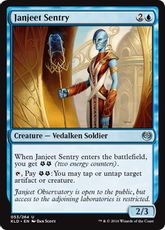 【Foil】《ジャンジーの歩哨/Janjeet Sentry》[KLD] 青U