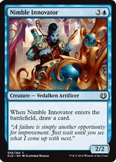 【Foil】《敏捷な革新者/Nimble Innovator》[KLD] 青C