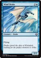 【Foil】《風のドレイク/Wind Drake》[KLD] 青C