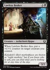 【Foil】《不法仲買人/Lawless Broker》[KLD] 黒C