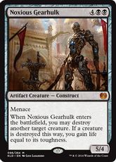 【Foil】■プレリリース■《害悪の機械巨人/Noxious Gearhulk》[KLD-PRE] 黒R