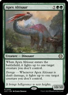 (232)《頂点のアルティサウルス/Apex Altisaur》[LCC] 緑R
