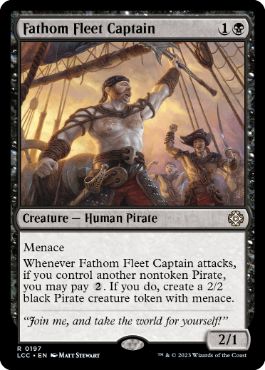 (197)《深海艦隊の船長/Fathom Fleet Captain》[LCC] 黒R