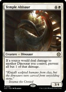 (138)《神殿アルティサウルス/Temple Altisaur》[LCC] 白R