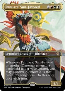 【Foil】(020)■ボーダーレス■《太陽の寵児、パントラザ/Pantlaza, Sun-Favored》[LCC] 金R