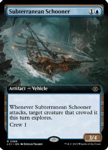 (365)■拡張アート■《地底のスクーナー船/Subterranean Schooner》[LCI-BF] 青R