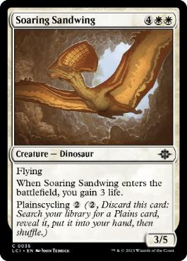 (035)《飛翔する砂翼/Soaring Sandwing》[LCI] 白C