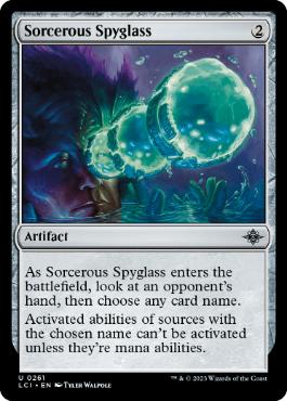 (261)《魔術遠眼鏡/Sorcerous Spyglass》[LCI] 茶U