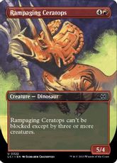 【Foil】(322)■ボーダーレス■《暴走するケラトプス/Rampaging Ceratops》[LCI-BF] 赤U