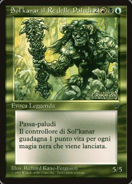 《沼地の王ソルカナー/Sol'kanar the Swamp King》[LEG] 金R