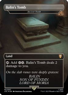 【サージ・Foil】(387)《バーリンの墓/Balin's Tomb》/《古えの墳墓/Ancient Tomb》[LTC] 土地R