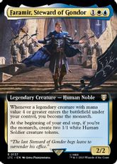 (137)■拡張アート■《ゴンドールの執政、ファラミア/Faramir, Steward of Gondor》[LTC] 金R