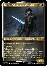 【エッチング・Foil】(082)《冒険好きなホビット、フロド/Frodo, Adventurous Hobbit》[LTC] 金R※提示用カード