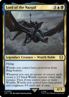 (060)《ナズグルの首領/Lord of the Nazgûl》[LTC] 金R