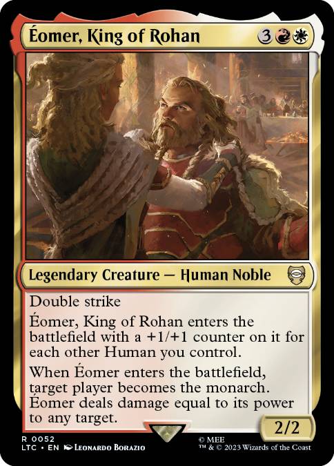 (052)《ローハンの王、エオメル/Éomer, King of Rohan》[LTC] 金R