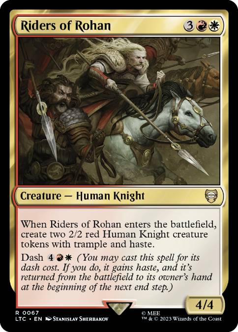 (067)《ローハンの乗り手/Riders of Rohan》[LTC] 金R