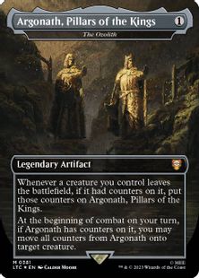 【サージ・Foil】(381)《王たちの柱、アルゴナス/Argonath, Pillars of the Kings》/《オゾリス/The Ozolith》[LTC] 茶R