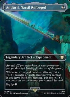 (491)■ボーダーレス■《Andúril, Narsil Reforged》[LTC] 茶R