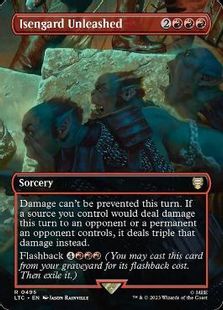 (495)■ボーダーレス■《Isengard Unleashed》[LTC] 赤R