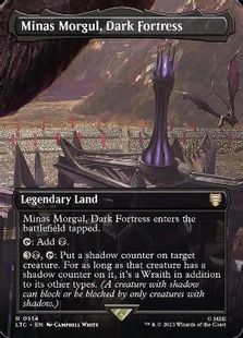 (514)■ボーダーレス■《Minas Morgul, Dark Fortress》[LTC] 土地R